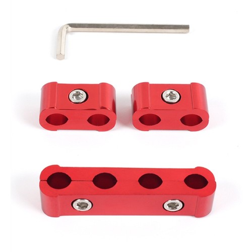 3X Aluminum Car Engine Spark Plug Wire Separator Divider Part Fit for 8/9/10mm - Picture 7 of 18