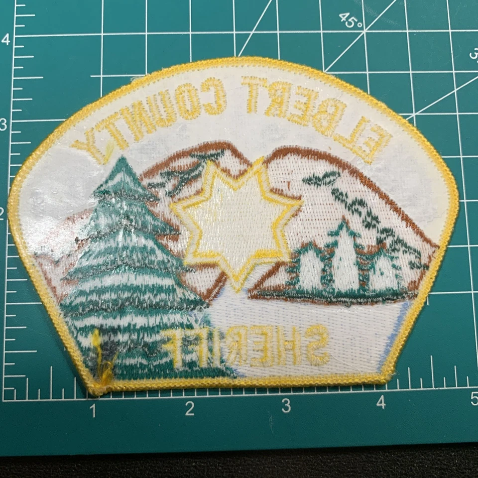 COLORADO CO ELBERT COUNTY SHERIFF 部长肩章 7E — 第 2/2 张图片