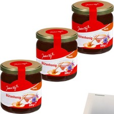 Jeden Tag Bl&uuml;tenhonig fl&uuml;ssig 3er Pack 3x500g Glas usy Block