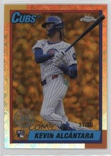 2025 Topps Chrome Logofractor Edition Gold Refractor 37/50 Kevin Alcantara 0ca0