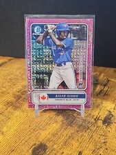 2020 Bowman - Spanning the Globe Chrome Dasan Brown Pink Mojo Refractor - #/199