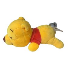 Disney Store Mini Cuddleez Sleeping Winnie the Pooh Laying Down Plush Toy