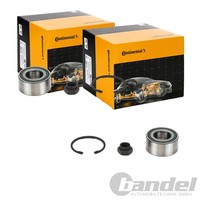 2X Continental Ctam Radlager Satz Vorne Passend FüR CitroËN Ax C15 Saxo Visa Xsa