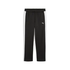 PUMA T7 Always On Relaxed Track Pants Mens Black Casual Athletic Bottoms 6295890