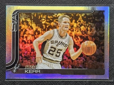 2025-2026 Topps Flagship Steve Kerr #267 Rainbow Foil San Antonio Spurs