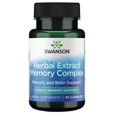 Swanson Herbal Extract Memory Complex 60 Capsules