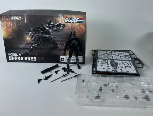 GI Joe Snake Eyes Flame Toy Figure Articulated Model Kit Assembled