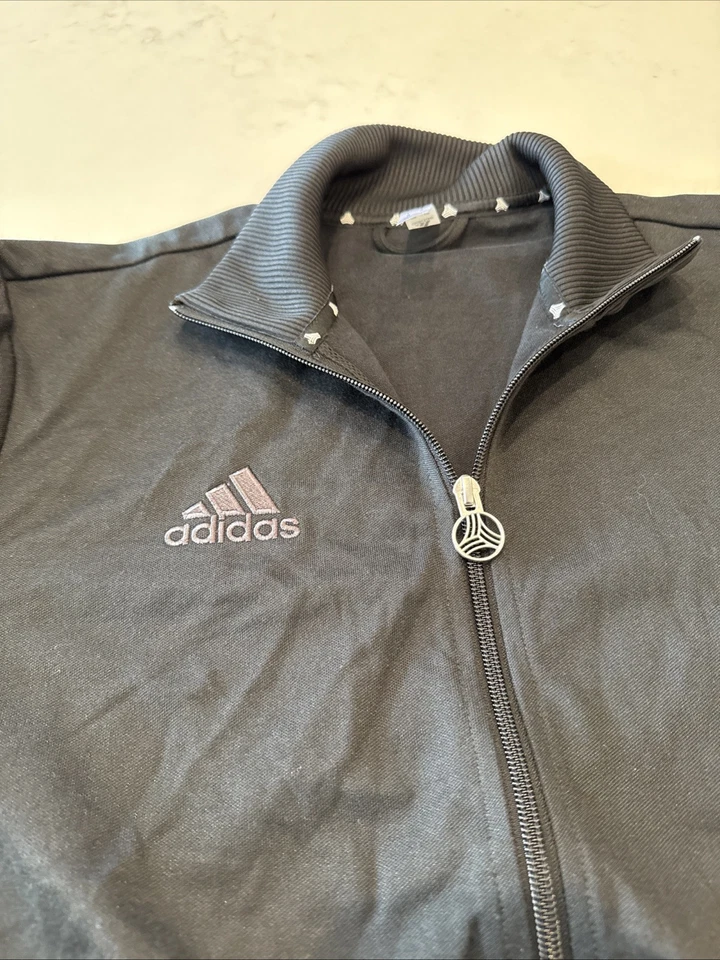 Adidas Para Hombre Negro Pesado Club Pista Chaqueta Fútbol Fútbol Muestra DY5826 Talla M Foto 2 de 4
