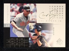 2000 SP Authentic Chirography Cal Ripken Jr #CR Auto HOF 7xr