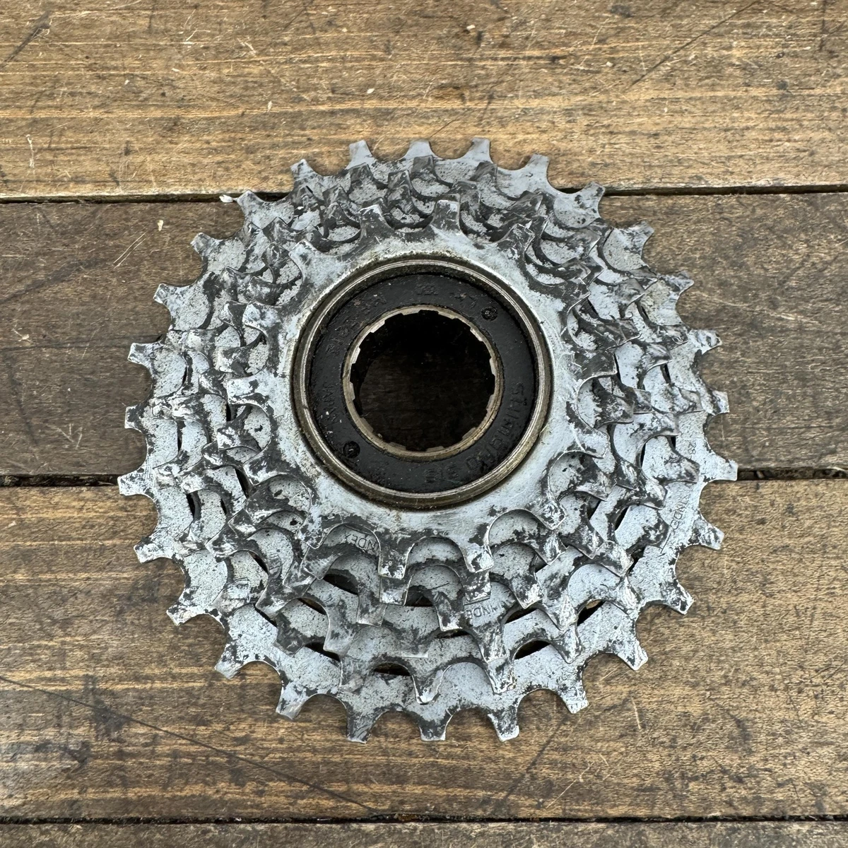 ＊しず＊　0628 Vintage Shimano MF-Z012 Freewheel 6 Speed 14-28T 28T Japan