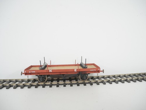Spur O Finescale Metallbausatz gebaut LNER 12T Bolster Wagon 184579 | Zustand: Used
