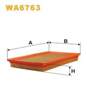 Luftfilter Filtereinsatz WA6763 WIX FILTERS für FORD MAZDA