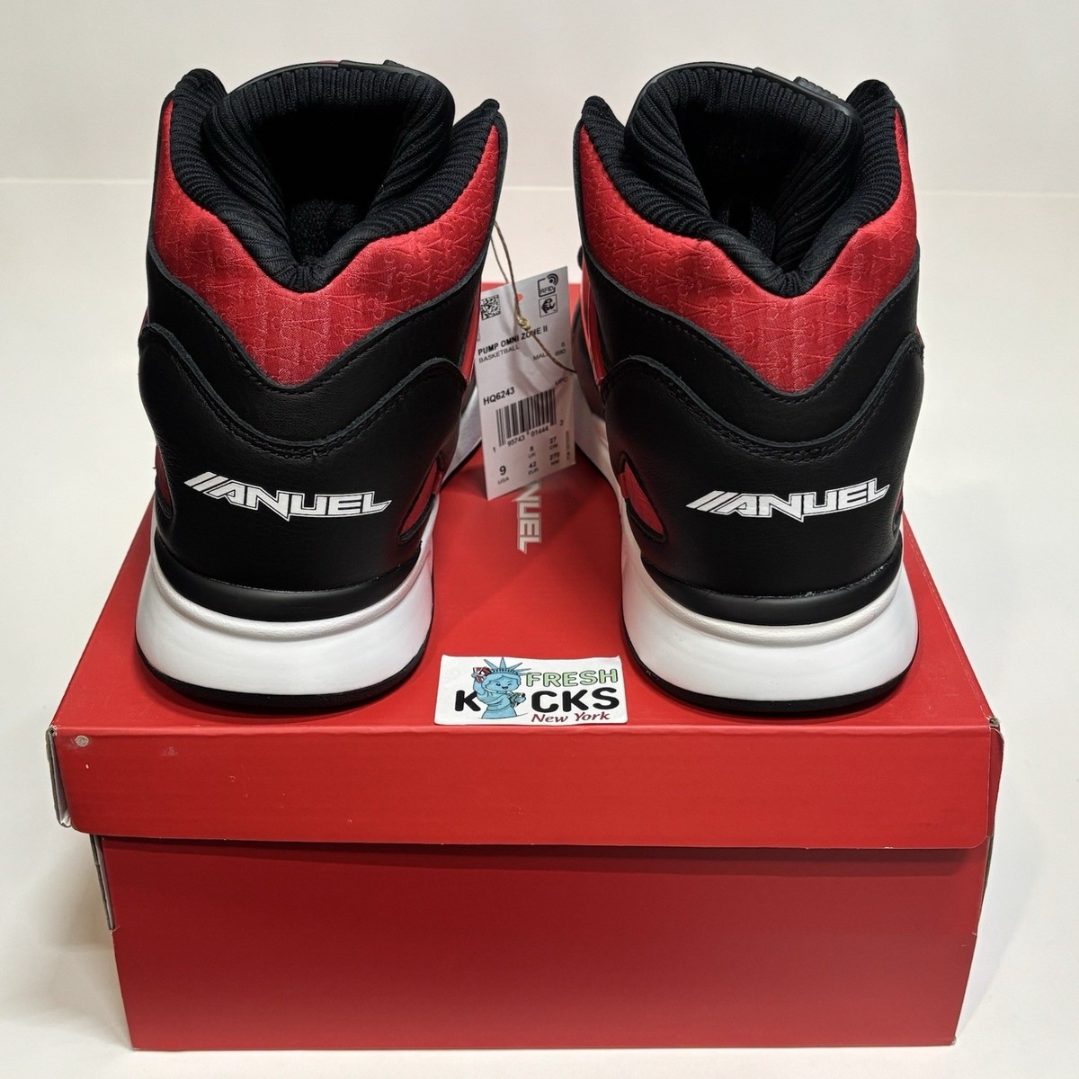 イ Reebok Pump Omni Zone 2 Anuel AA The Sky Above The Street