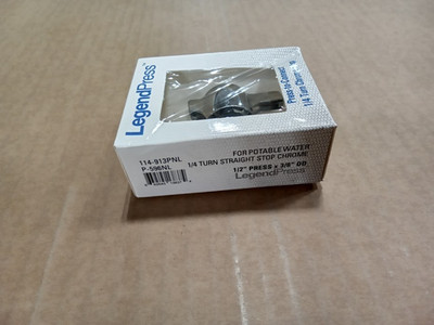 LEGEND  Quarter-Turn Straight Stop Valve 114-913PNL