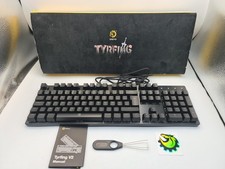 DREVO Tyrfing V2 Mechanical Gaming Keyboard 104 Keys, Wired AZERTY French PC MAC