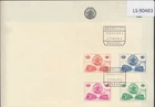 LS90483 Belgium 1960 anniversary trains railways FDC used