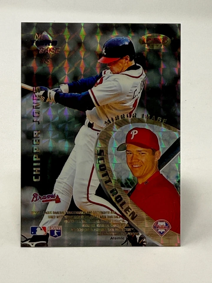 Bowman's Best 1996 - Imagen espejo Wade Boggs, astilladora, refractor atómico Rolen Foto 2 de 2