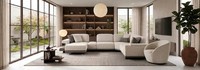 Modernes Designer Wohnzimmer Set L-Form Ecksofa Sessel Komplett