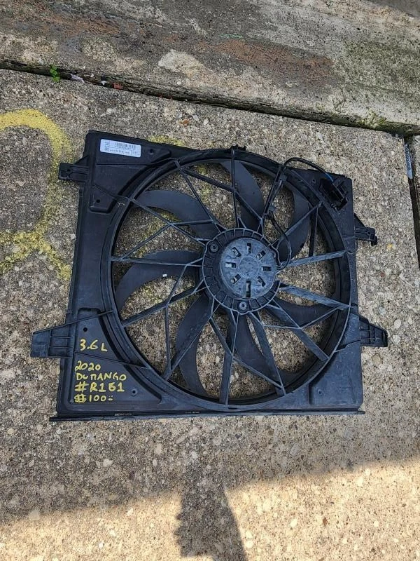 Conjunto de ventilador de refrigeración del radiador Dodge Durango 2011-2024 (refrigeración de alta resistencia) OEM Foto 3 de 4