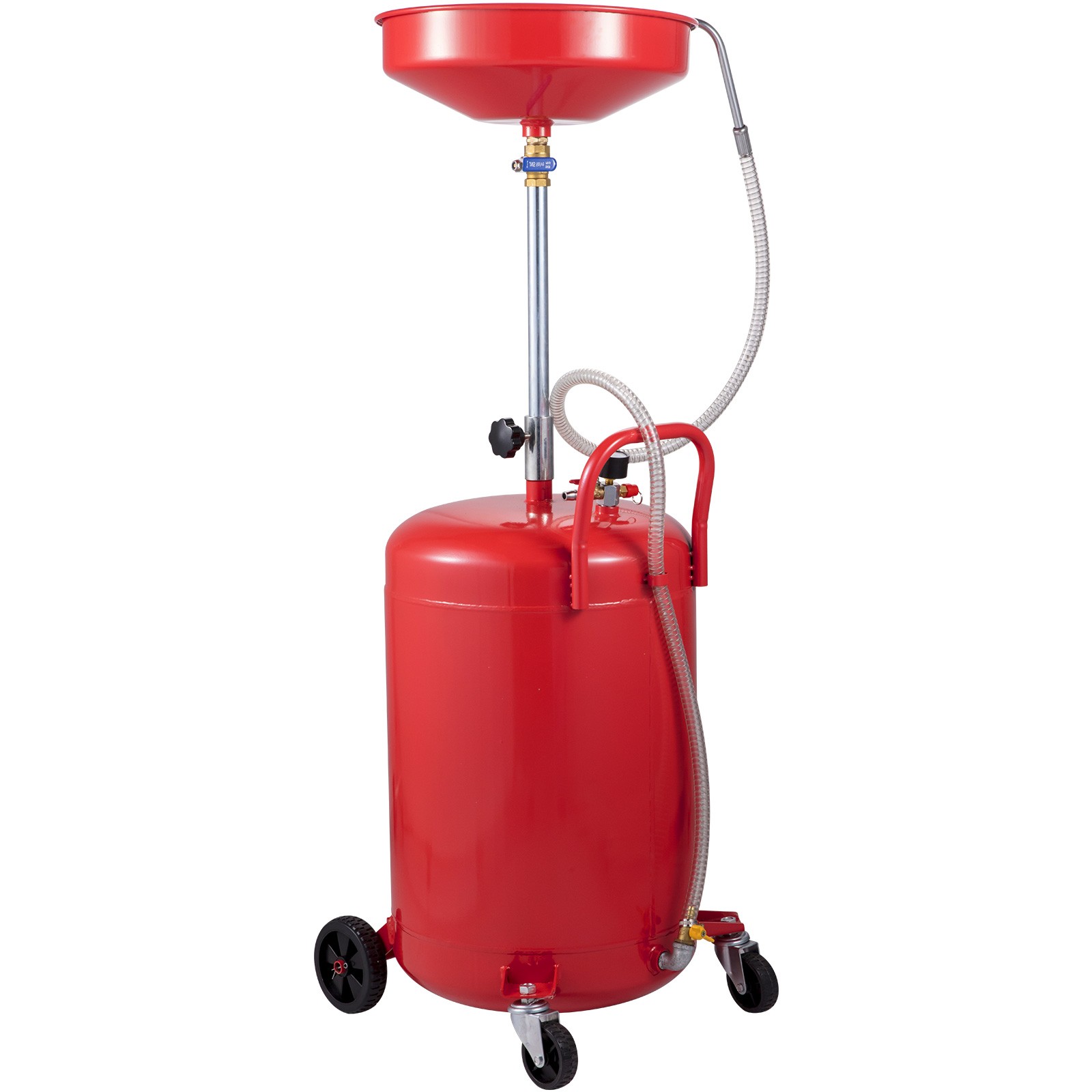 Waste Oil Drain Tank Portable Oil Drain 20 Gallon Air Operate Drainer