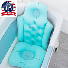 Adult Bath Pillow Full Body Spa Bathtub Cushion Bathing Pad Neck Back Relax Full