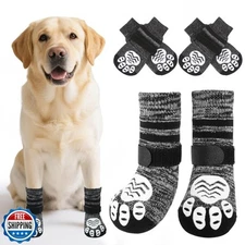 PUPTECK Non-Slip Dog Socks to Prevent Licking Paws, Double Sides Dog Boots an