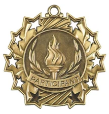 Participant Medals Award Trophy Team Sports W/Free Lanyard FREE SHIPPING TS510