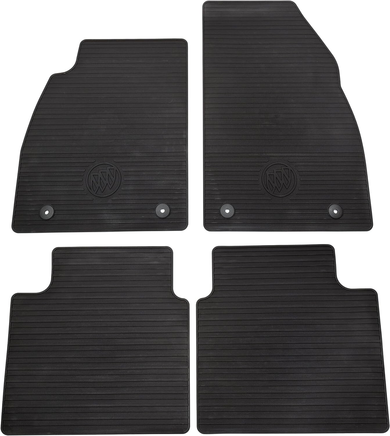 OEM GM 20102013 Buick Lacrosse Front Rear All Weather Floor Mats Black