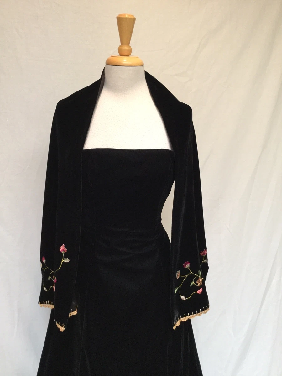 Scott mcclintock sales black velvet dress