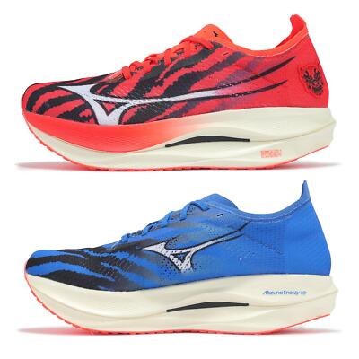 Mizuno Wave Rebellion Pro レッド/ブルー26.5 Mizuno Wave Rebellion PRO Low Onihayai Pack Men Unisex Racing