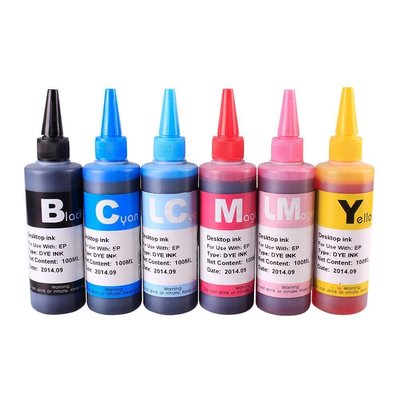 6x70ML Bulk Refill Ink Set For Epson Photo Stylus 1400 Artisan 1430 T079 CISS