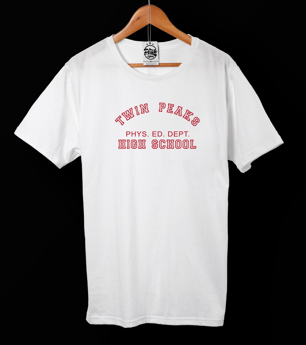 TWIN PEAKS HIGH SCHOOL T-SHIRT - 90S CULT TV - VINTAGE TEE - PEAK 
