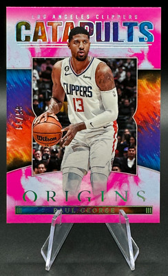 2023-24 Paul Geoge /99 Panini Origins Catapults Pink #19 Clippers & 76ers