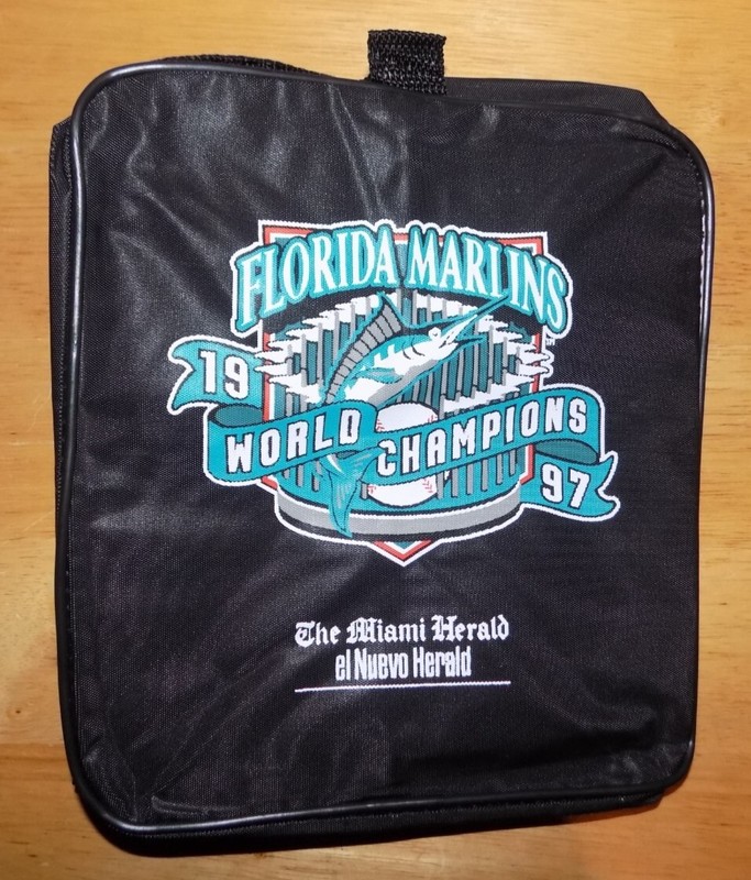 THE FLORIDA MARLINS 1997 WORLD CHAMPIONS DUFFLE BAG