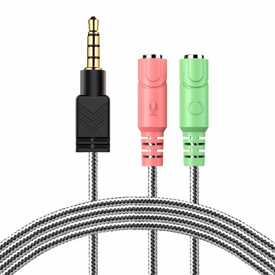 MillSO Cuffie Cavo Sdoppiatore Adattatore Audio Y Jack da 3,5mm, PC PS4..  100 cm | eBay