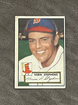 1952 Topps Vern Stephens #84 EX Boston Red Sox Vintage!!