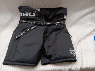 Black Koho Ultimate Ice Hockey Pants Pads Junior Youth Large Sz. 26-30 