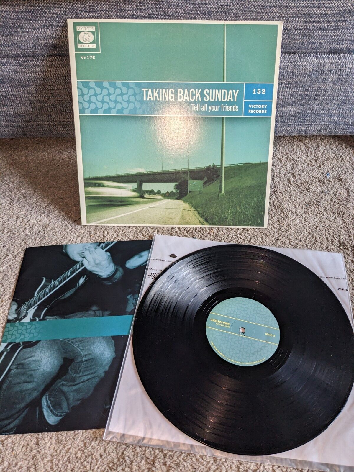 Taking Back Sunday TELL ALL YOUR FRIENDS Vinyl LP 2007 - VG Wax! Emo Pop Punk