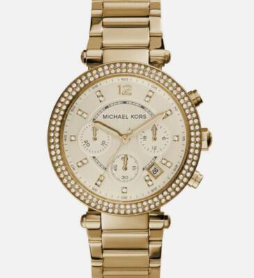 MICHAEL KORS Parker MK5354 Gold Damenuhr Ø39mm Armbanduhr MK Uhr NEU 