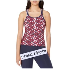 Tommy Hilfiger Performance Tank Top Womens MEDIUM Racerback Athleisure Tennis