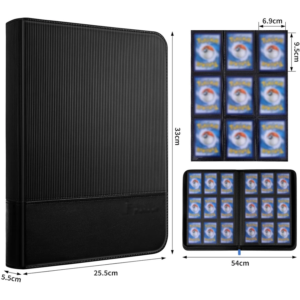 XXXL Sammelalbum für 720/900 Pokemon Karten Sammelmappe Ordner Heft 40/50 Seiten - Bild 3 von 4