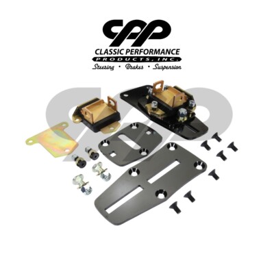 CPP NEW LS ENGINE ADAPTER BRACKET KITS PRO TOURING CHEVY MOUNTS ADJUSTABLE