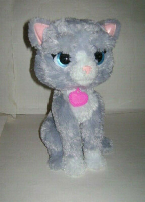 FurReal Friends Bootsie Gray White Kitty Plush Fur Real