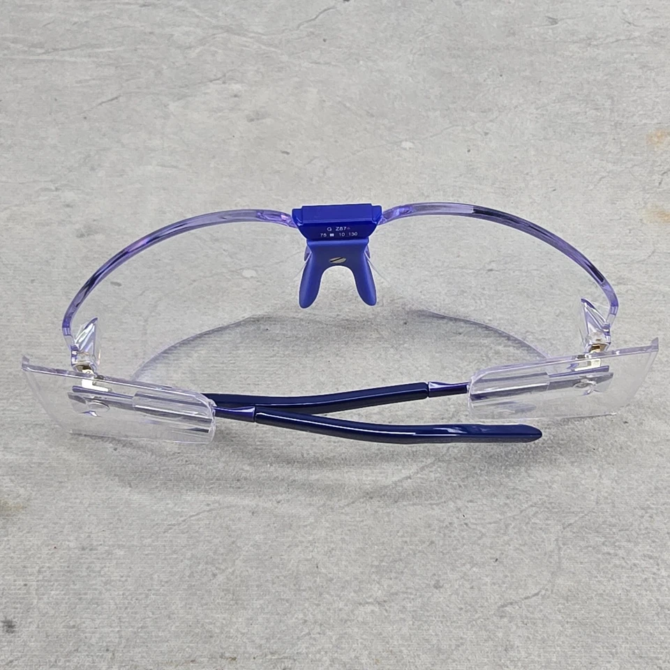 Очки солнцезащитные Gargoyles подлинные Arnold Terminator классические прозрачные линзы синяя оправа - Изображение 4 из 4