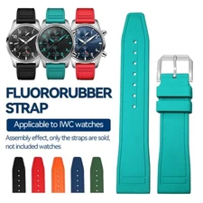 Rubber Strap Watch Band Bracelet Compatible With IWC Big Pilot Portofino TOP GUN