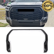 Front Bumper Grille Trim Molding Magnetic Gray For 2022 2023 2024 Toyota Tundra