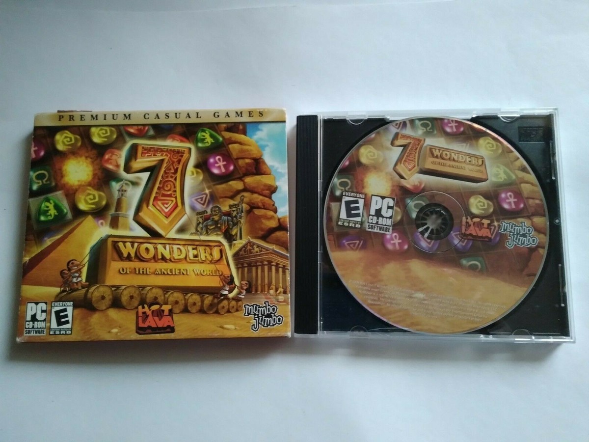 【レア】Seven Wonders Of The World 7インチ 7 Wonders Of The Ancient World (PC,CD-ROM) 2007 Puzzle Game