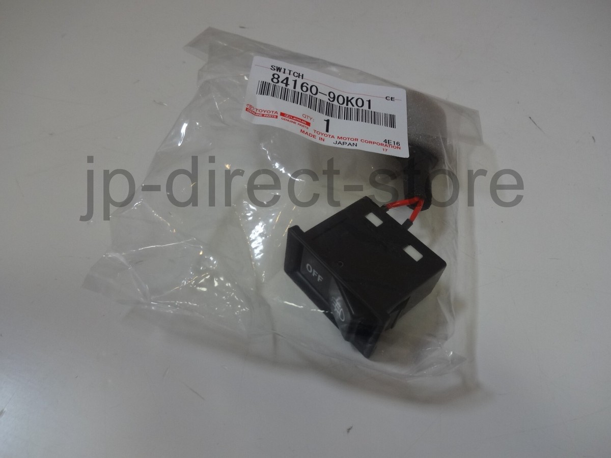 Toyota Front Fog Lamp Switch 84160-90K01 | Genuine OEM | Black