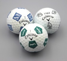3 Callaway Chrome Soft Truvis Custom Logo Mix CT114