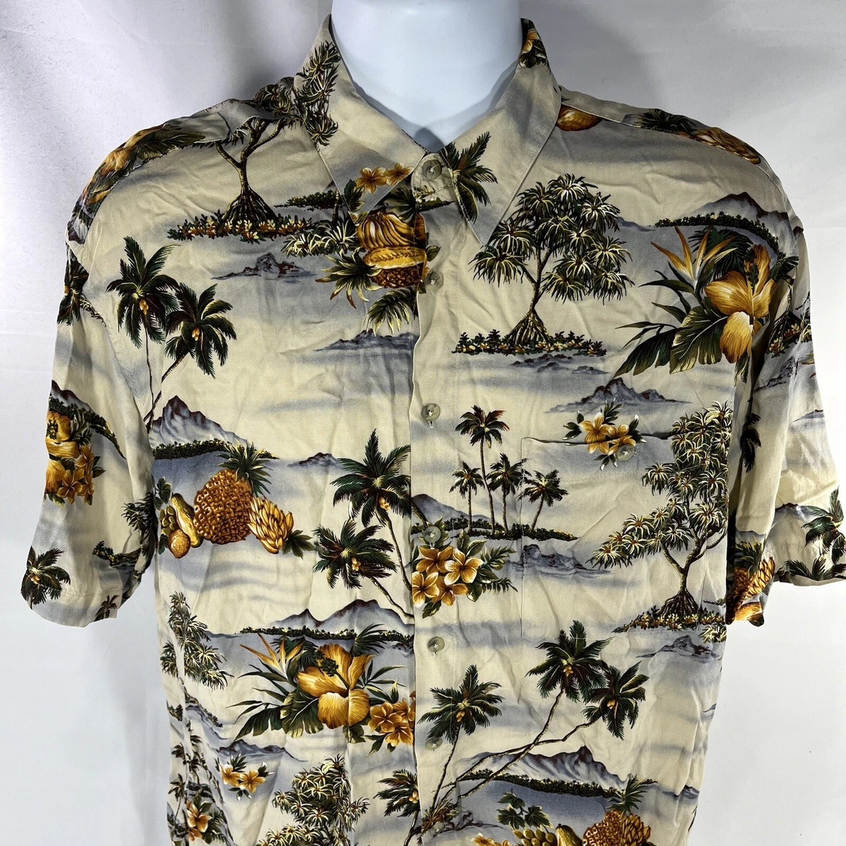 Van Heusen Hawaiian Casual Button-Down Shirts for Men for sale | eBay